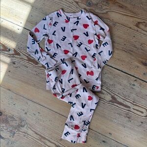 Gap Organic Cotton Love Pajamas